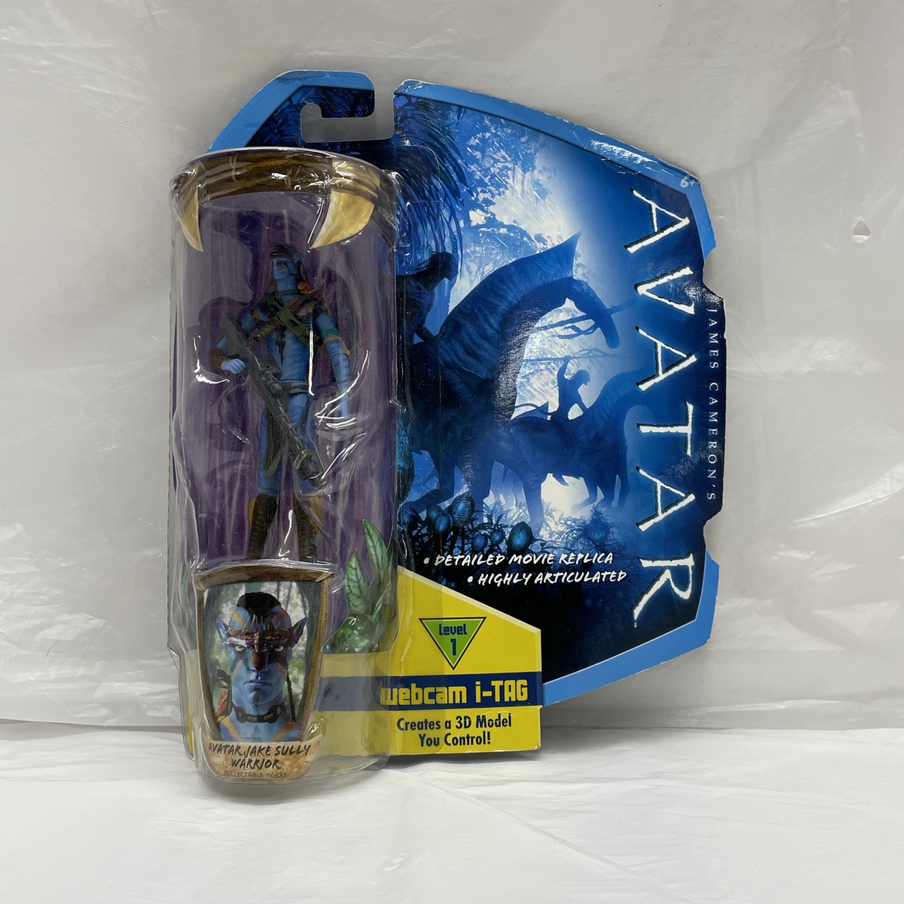 MATTEL James Cameron's AVATAR webcam i-TAG COLLECTABLE FIGURE AVATAR JAKE SULLY WARRIOR (ジェイク・サリー)