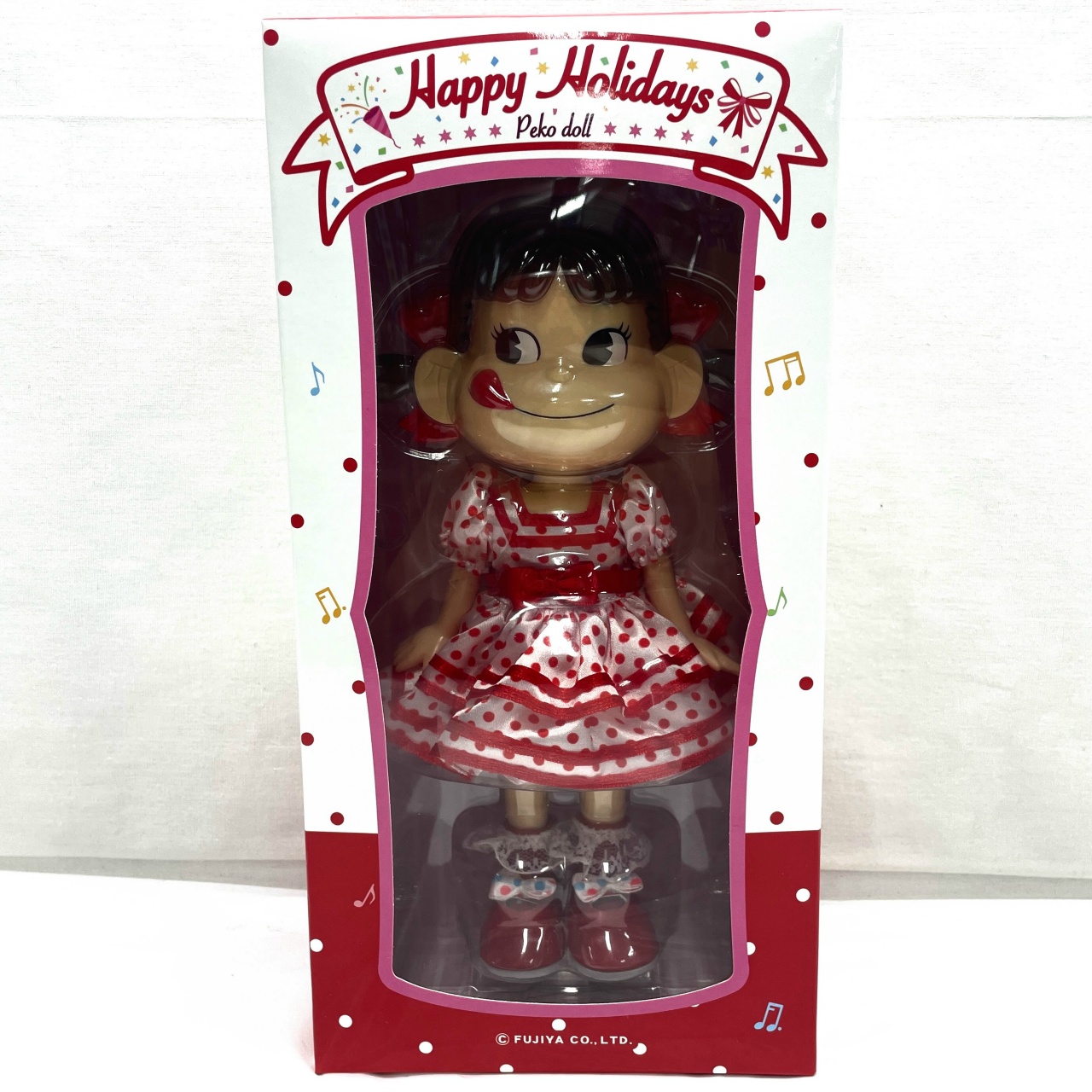 不二家 ハッピーホリデーペコちゃん人形