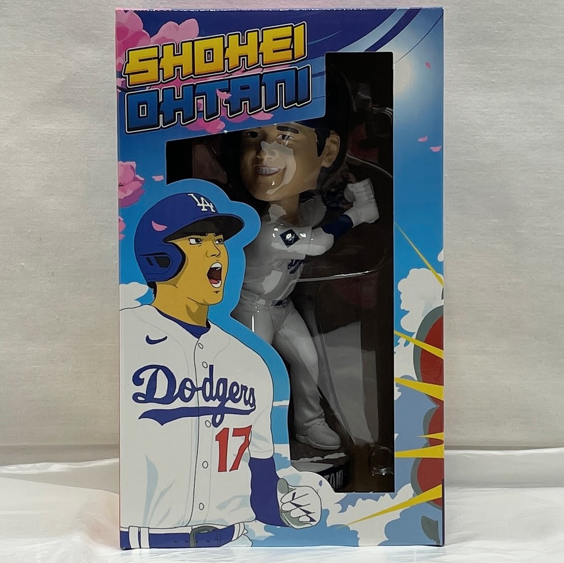 大谷翔平 ボブルヘッドフィギュア 2024年5月16日 ドジャーススタジアム配布限定 ユニフォーム(白)