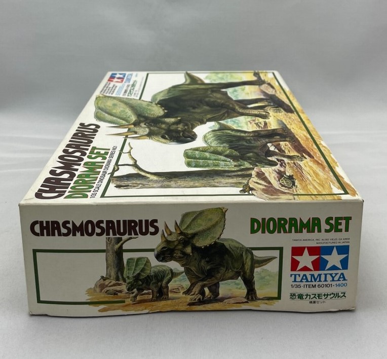 TAMIYA Plastic Model 1/35 Dinosaur Diorama Series No.1 Chasmosaurus Diorama set