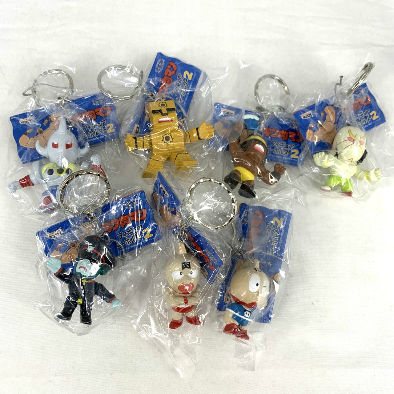 バンプレスト キン肉マン フィギュアキーホルダー2 7種セット