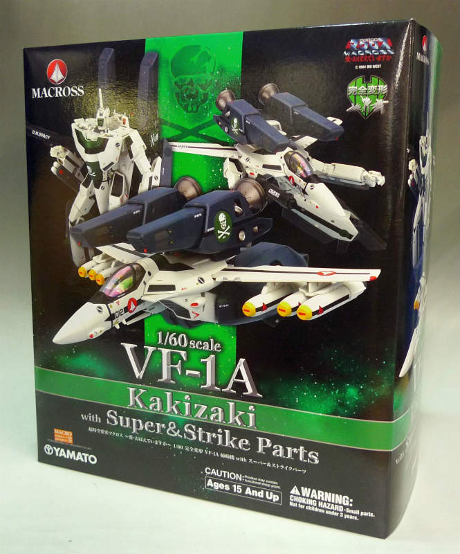 やまと マクロス 完全変形 1/60 VF-1A 柿崎機withスーパー&ストライクパーツ