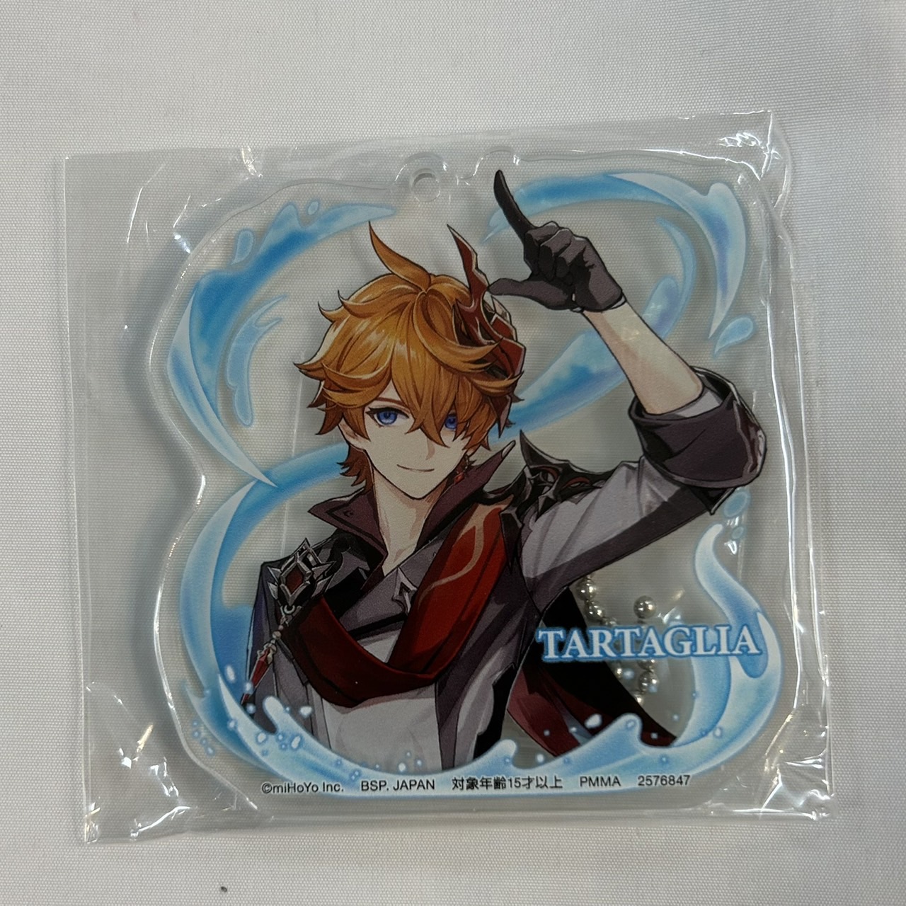 セガ・ナムコ限定 原神 アクリルプレートキーホルダー タルタリヤ