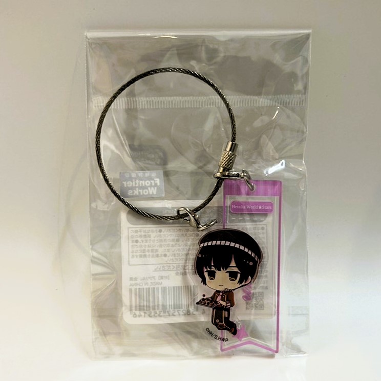 アニメ「ヘタリア World★Stars」 ワイヤーアクリルキーホルダー(きゃらほっぴん!)ショコラティエver. 日本
