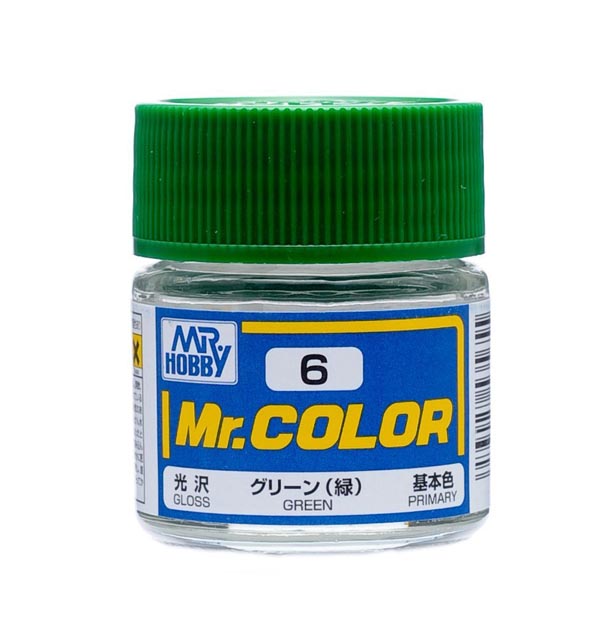 GSIクレオス Mr.カラー C6 グリーン(緑)(旧)