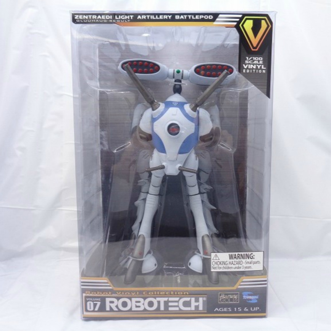 ロボテック マクロス Robot Vinyl Collection Vol. 7 1/100 Zentraedi light Artillery Battlepod リガード