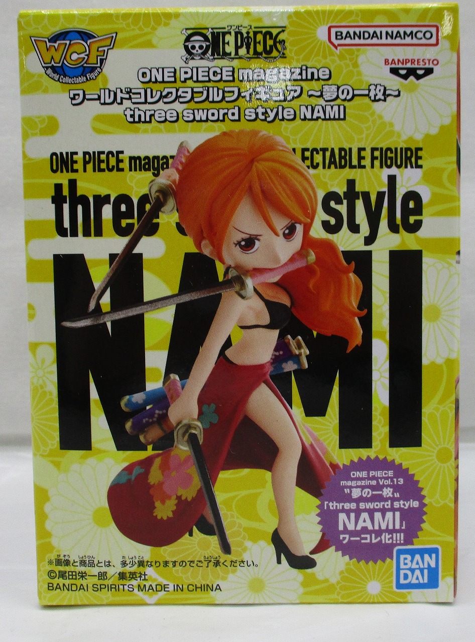 ONE PIECE magazine ワールドコレクタブルフィギュア ～夢の一枚～ three sword style NAMI(ナミ) 2663818