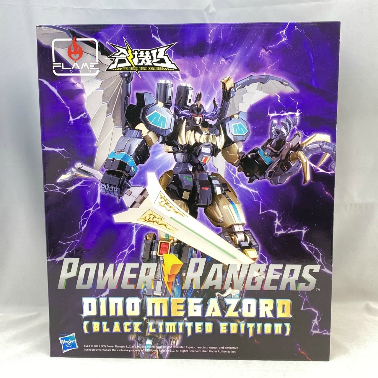 Flame Toys 合機巧 パワーレンジャー ダイノメガゾード ブラック リミテッド エディション
