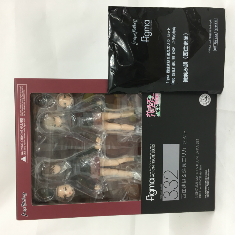 figma 332 西住まほ&逸見エリカ セット 予約特典「微笑み顔(西住まほ)」付き