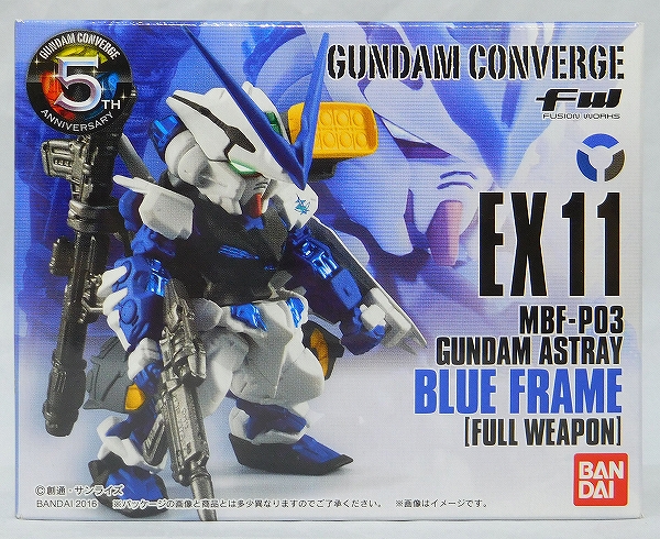 FW ガンダムコンバージ EX11 ガンダムアストレイ ブルーフレーム フルウェポン