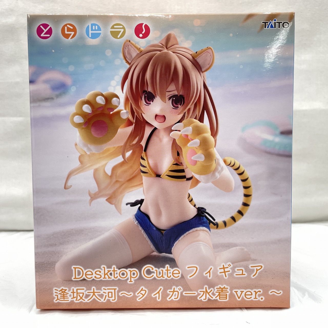 タイトー とらドラ! Desktop Cute フィギュア 逢坂大河～タイガー水着ver.～