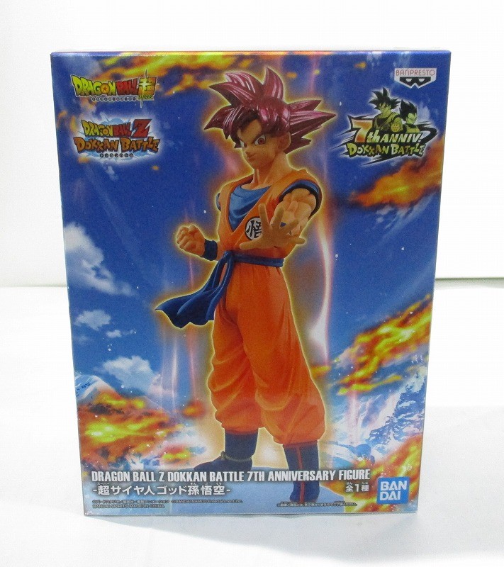 DRAGONBALL Z DOKKAN BATTLE 7TH ANNIVERSARY FIGURE 超サイヤ人ゴッド孫悟空
