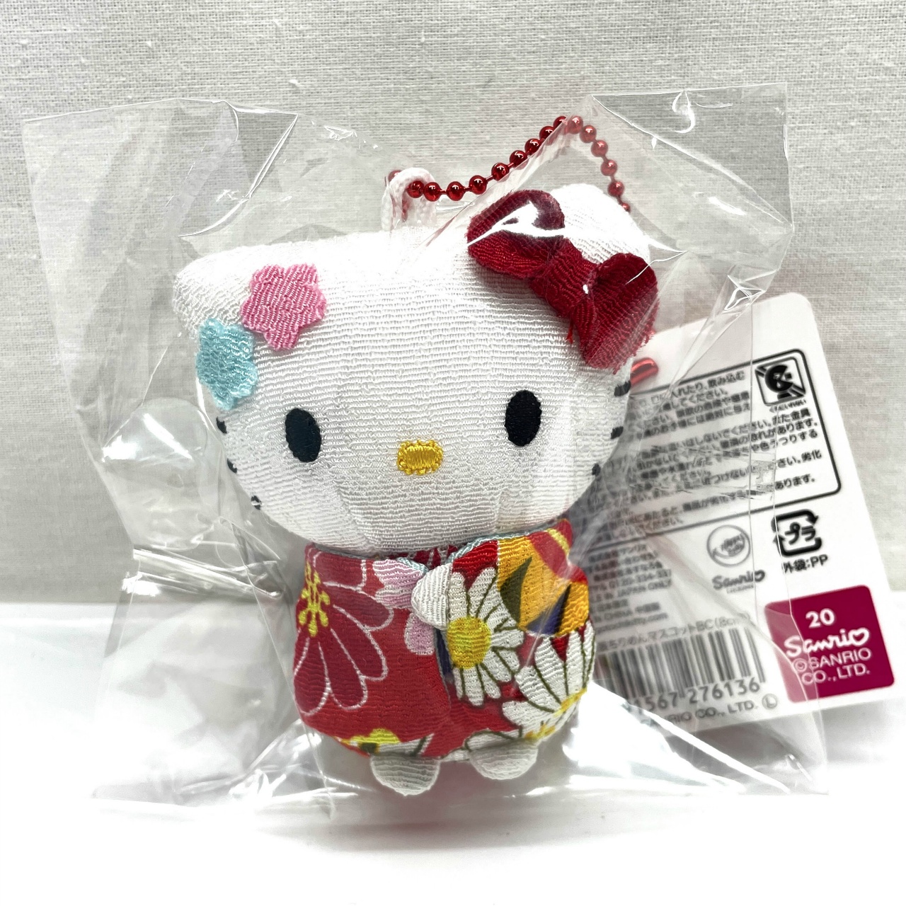 あすなろ舎 ハローキティ KT 和装ちりめんマスコットBC(8cm)