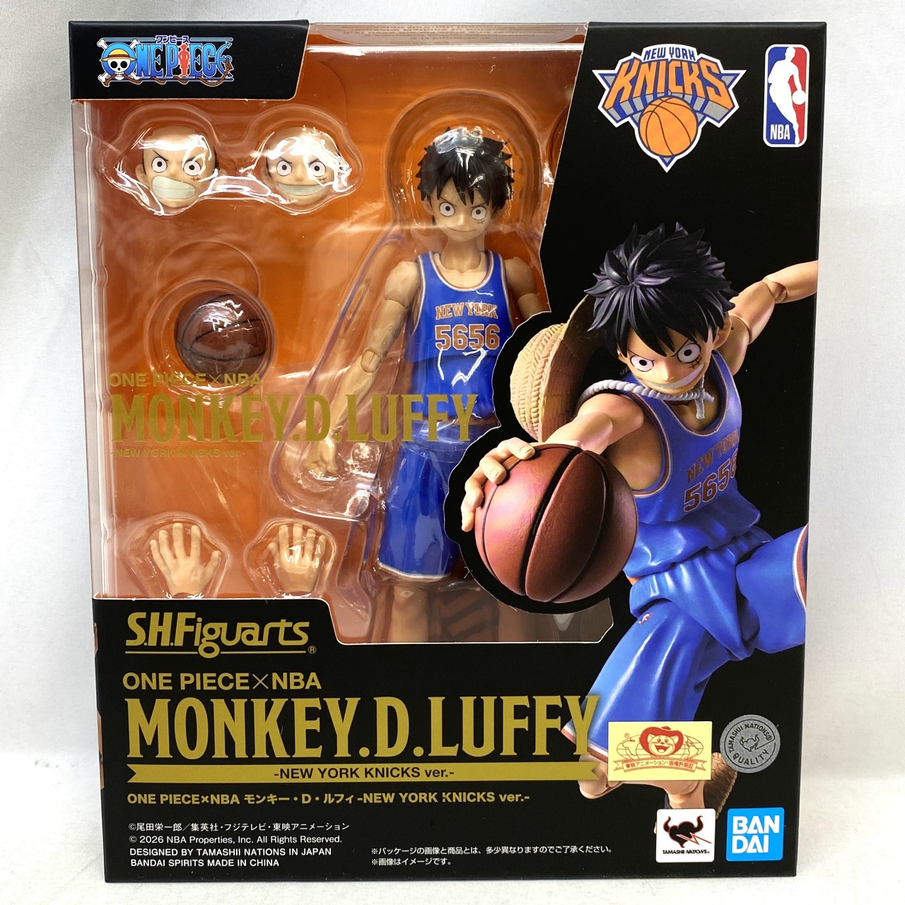 S.H.Figuarts ONE PIECE×NBA モンキー・D・ルフィ -NEW YORK KNICKS ver.-