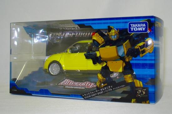 トランスフォーマーオルタニティ A-03 SUZUKI SWIFT SPORT バンブル(チャンピオンイエロー)