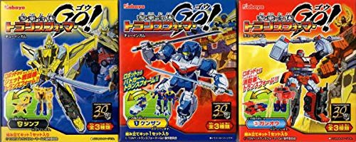 参乗合体トランスフォーマーGO!ガム 全3種セット