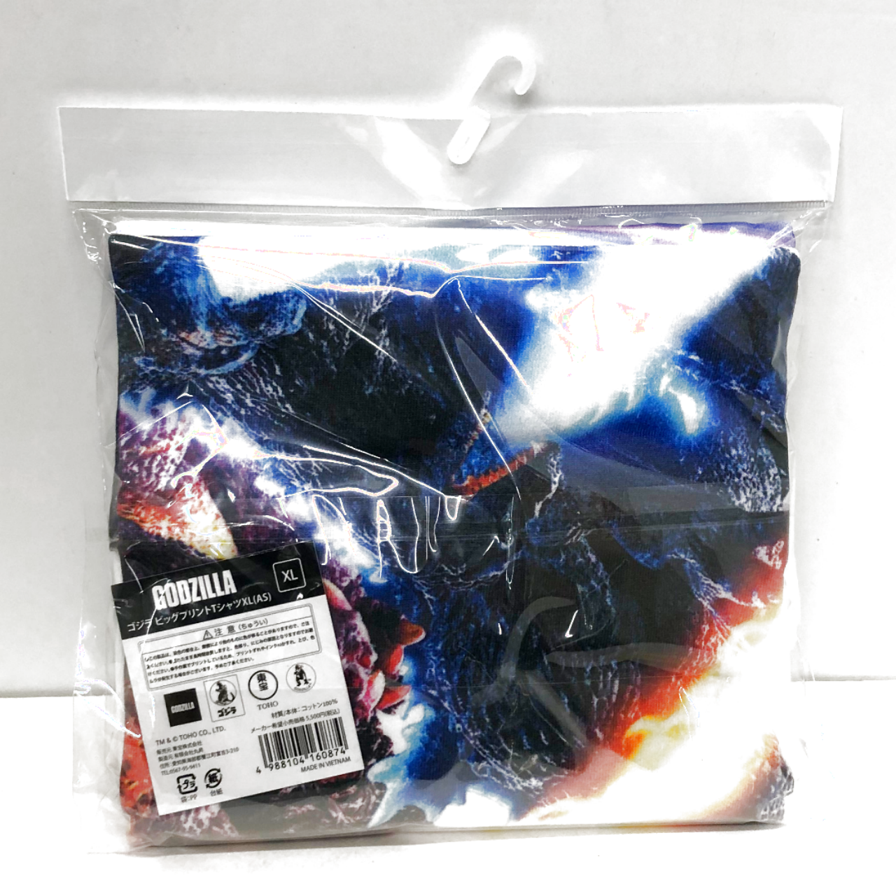 東宝 ゴジラ ビッグプリント Tシャツ (AS) XL