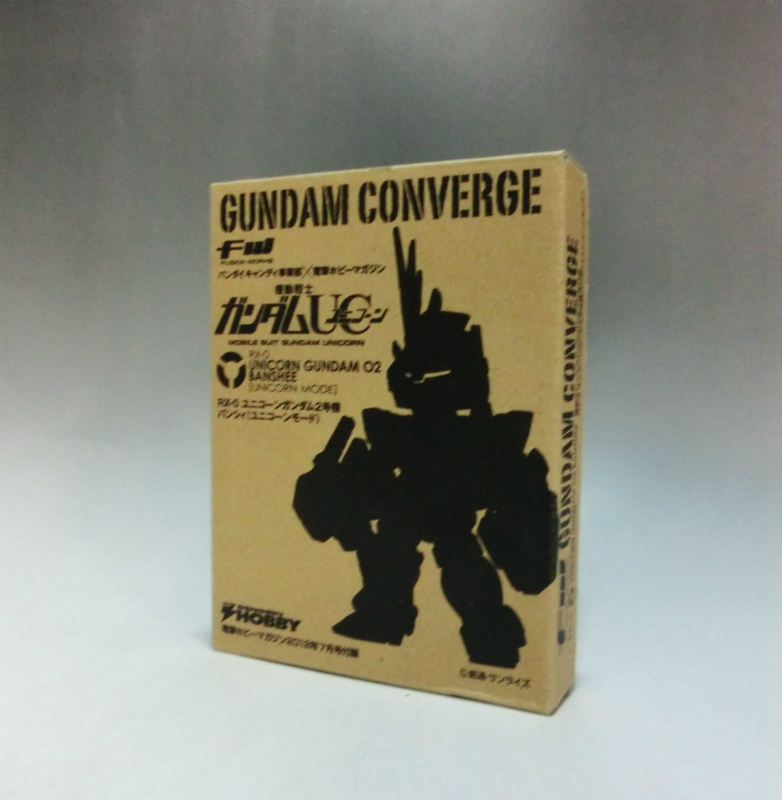 Bandai Dengeki Hobby Magazine FW Gundam Converge RX-0 UNICORN GUNDAM 02 Banshee (Unicorn Mode) [MOBILE SUIT GUNDAM UNICORN]