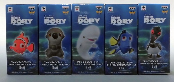 Disney Finding Dory World Collectible Figure Vol.2 - set of 5
