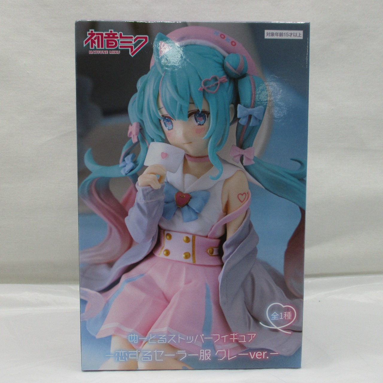 フリュー 初音ミク ぬーどるストッパーフィギュアー恋するセーラー服 グレーver.ー