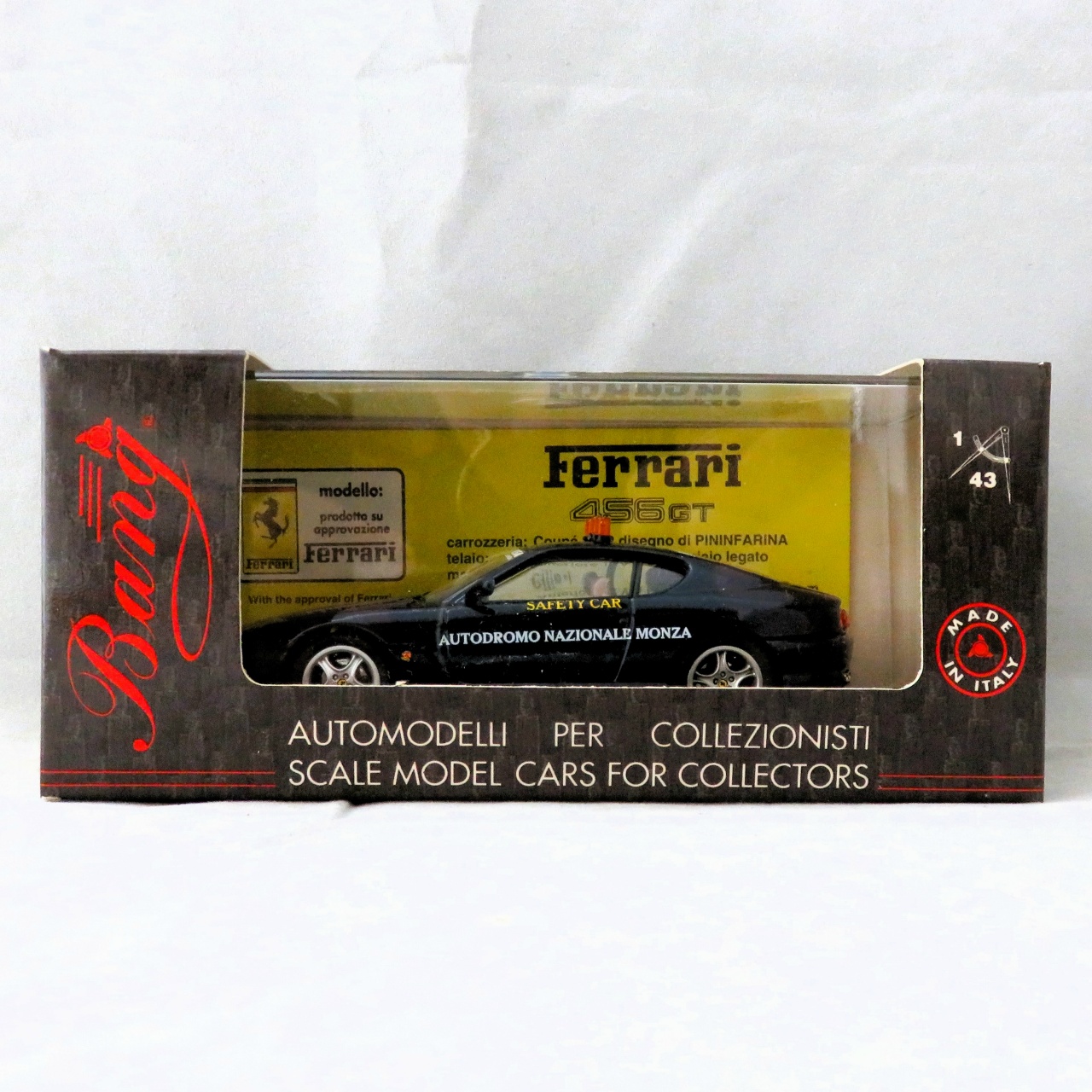 バン 1/43 フェラーリ F456 GT ペースカー (濃紺)