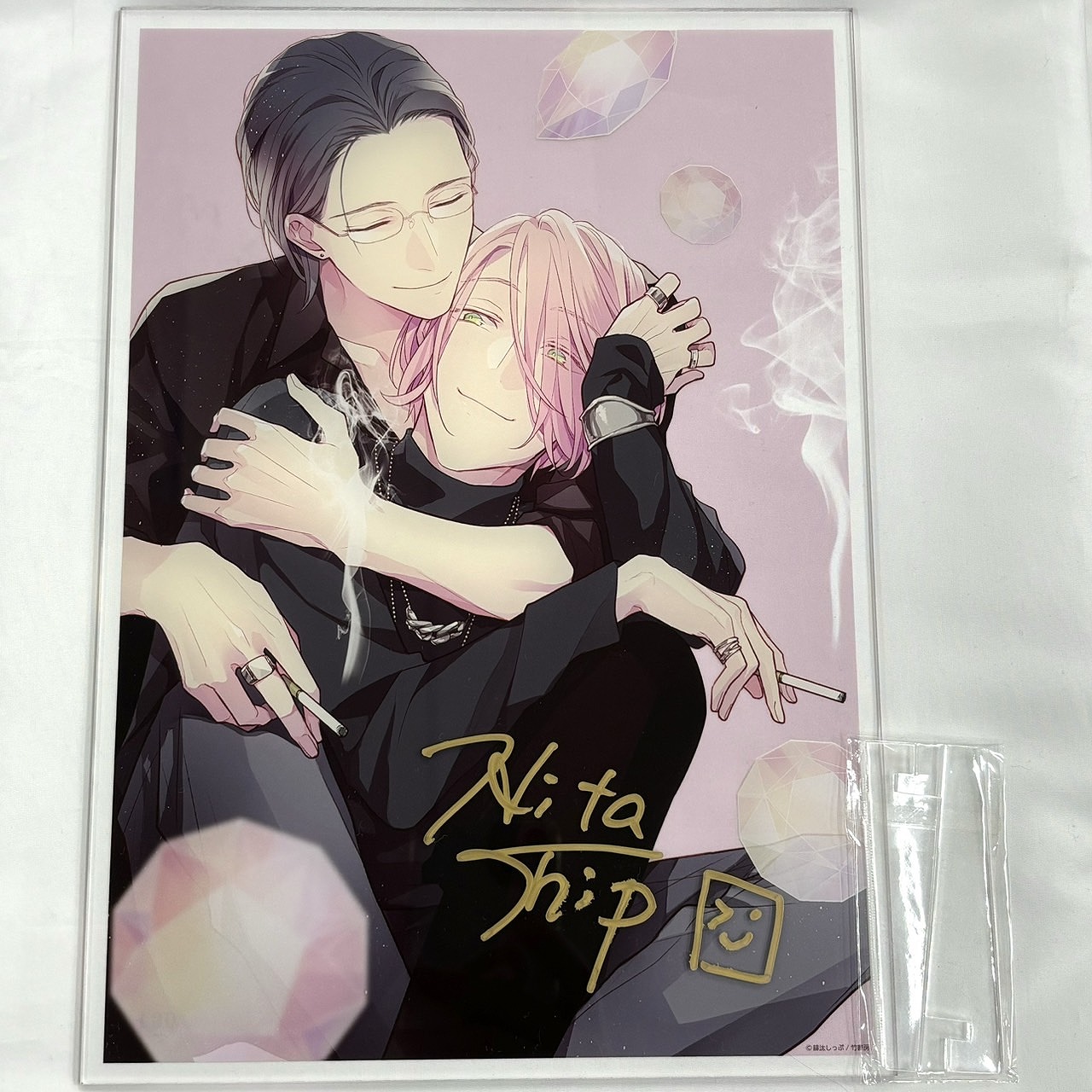 Ship Hita「iridescencereflector(Volume 1)・(Volume 2)」A4size acrylic plate 【Autographed】