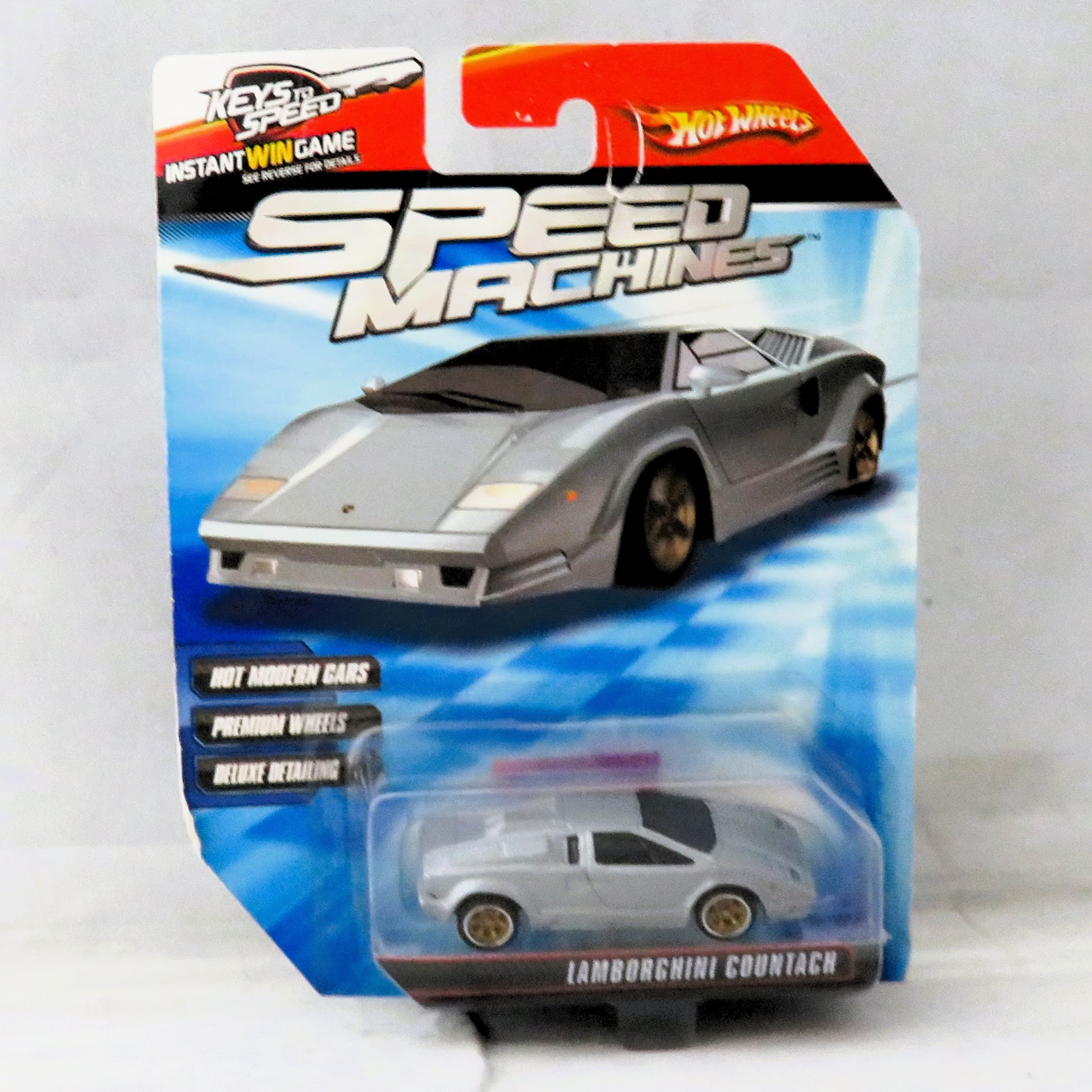 ホットウィール 1/64 KEYS TO SPEED スピードマシーン ランボルギーニ カウンタック (シルバー)