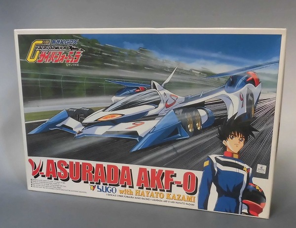 AOSHIMA Plastic Model Cyber Formula 1/24 New Asurada AKF-0 with Hayato Hayami