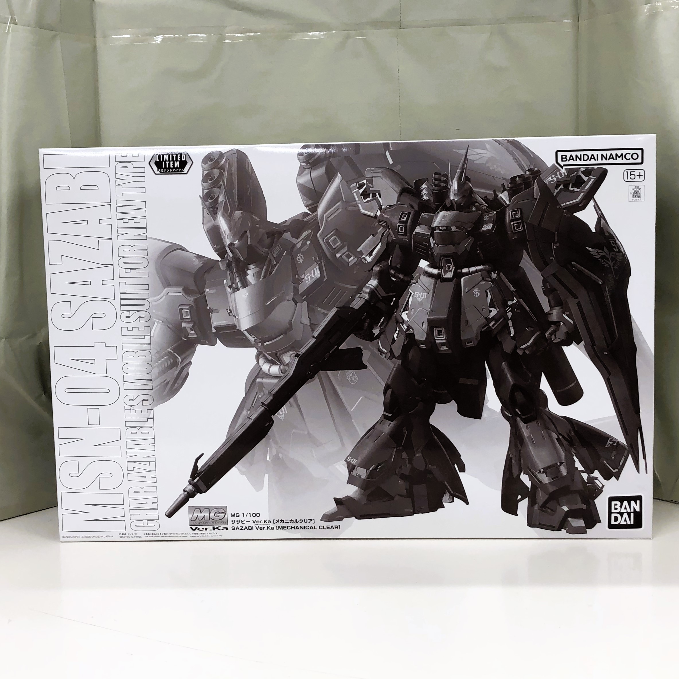 MG 1/100 MSN-04 サザビー (Ver.Ka) メカニカルクリア