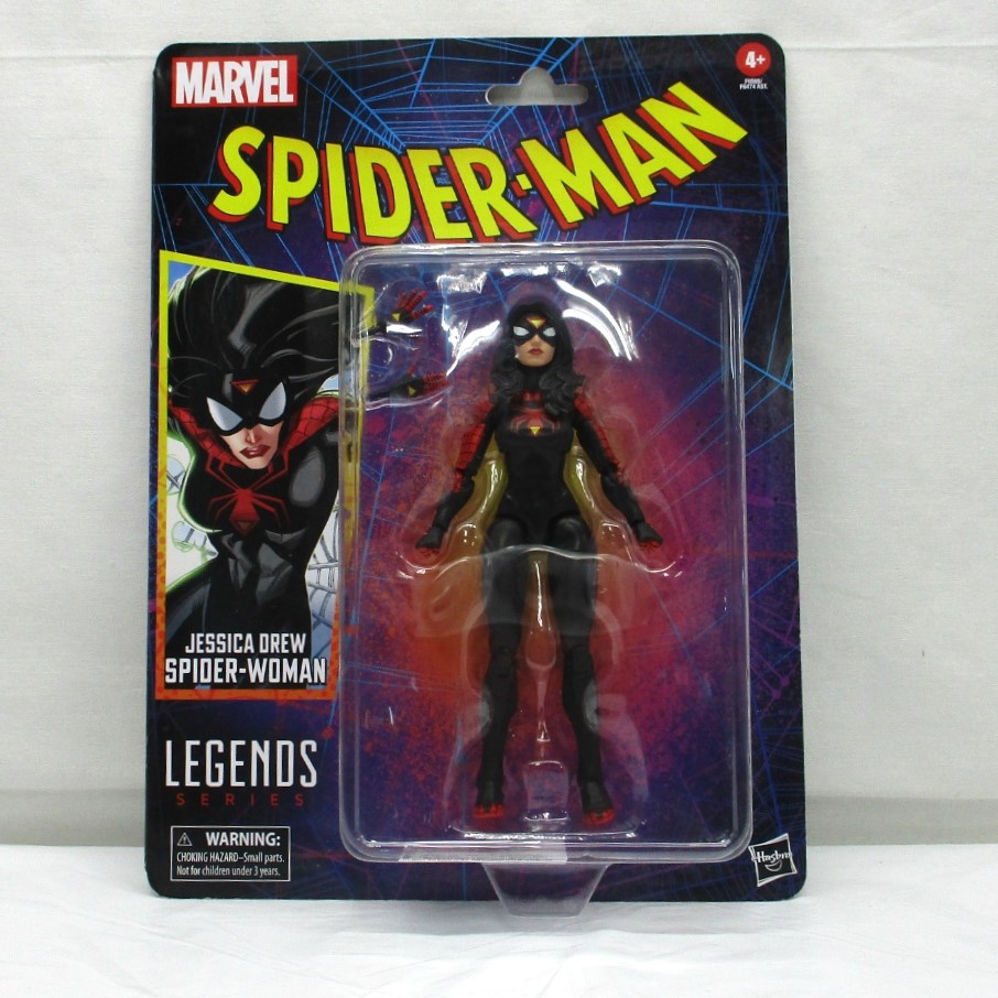 ハズブロ マーベルレジェンド スパイダーマン:レトロコレクション ジェシカ・ドリュー(スパイダーウーマン) 6インチアクションフィギュア