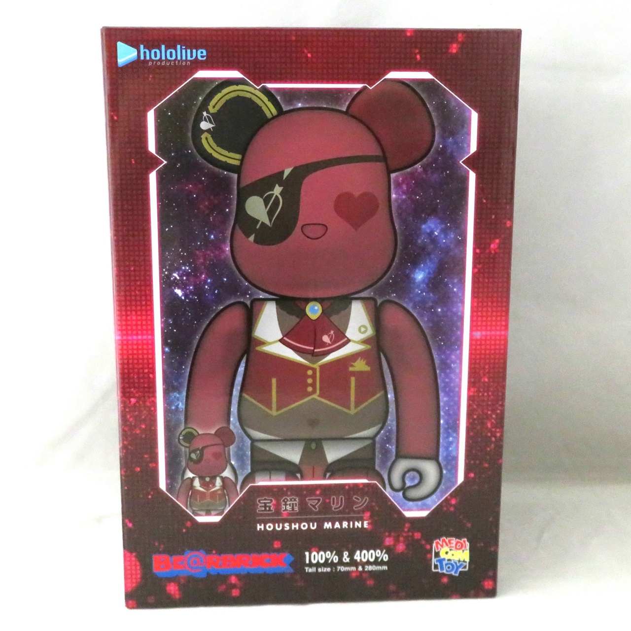 hololive × BE@RBRICK 宝鐘マリン 100%&400%