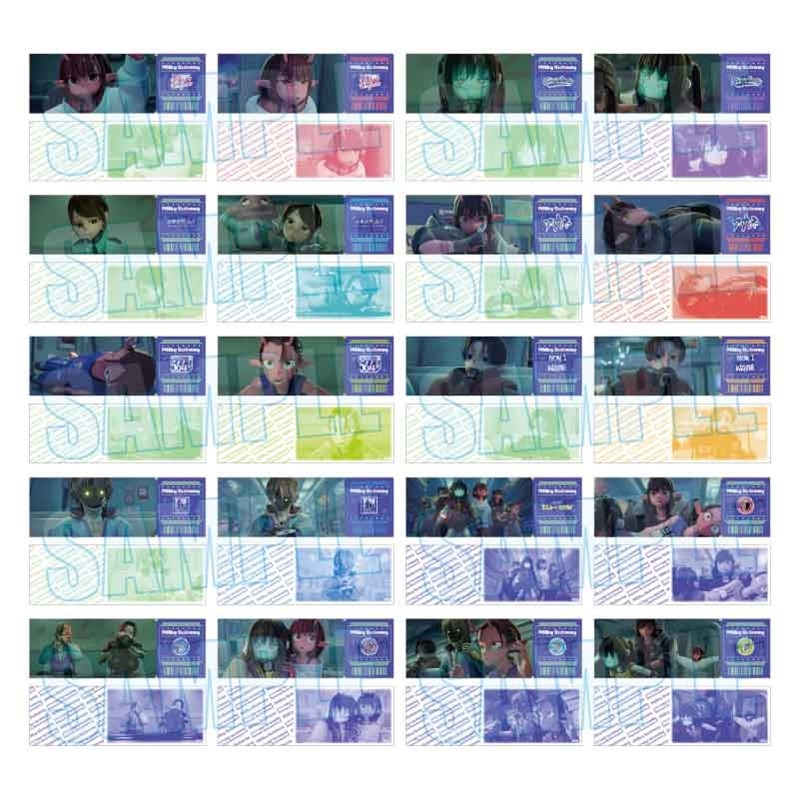 トレーディング列車チケット風カード アニメ『銀河特急 ミルキー☆サブウェイ』 単品