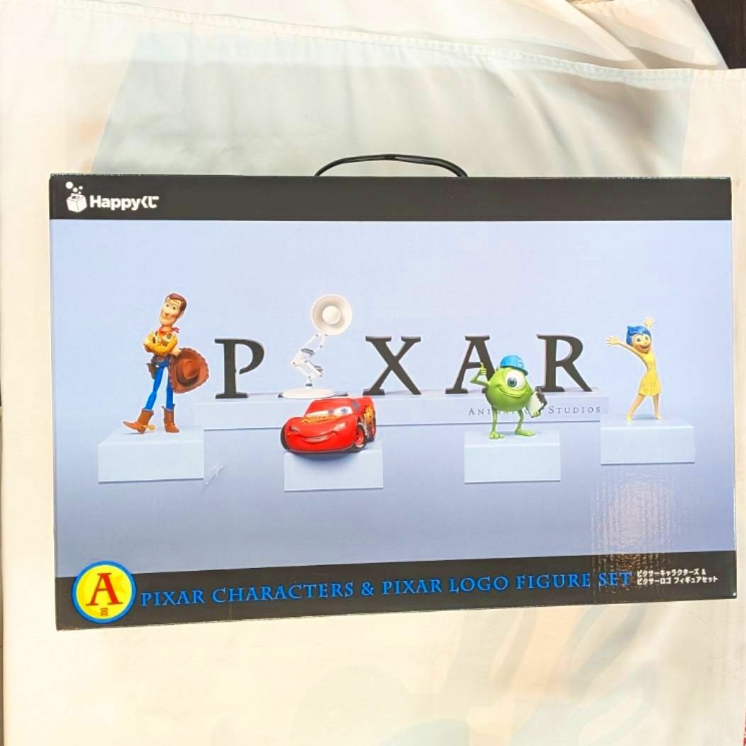 Y*a様 ピクサー Happyくじ フィギュアセット Happyくじ PIXAR 2025 A賞 ピクサーキャラクターズ&ピクサーロゴ