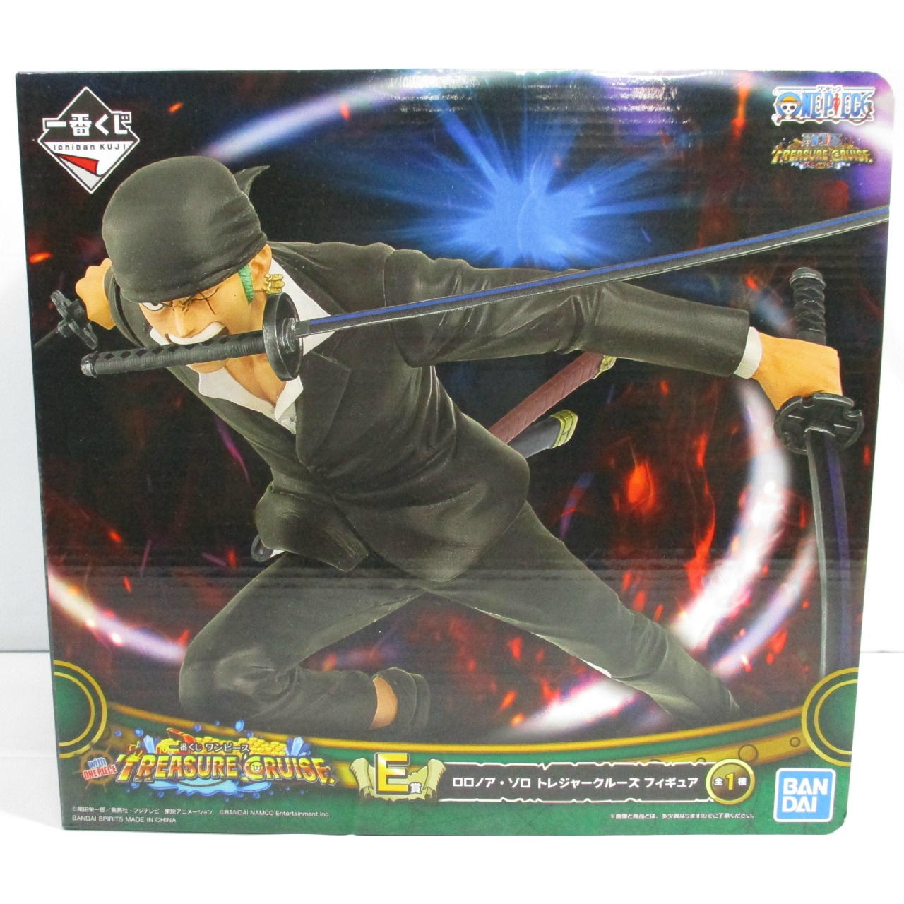 一番くじ ワンピース with ONE PIECE TREASURE CRUISE E賞 ロロノア･ゾロ トレジャークルーズ フィギュア