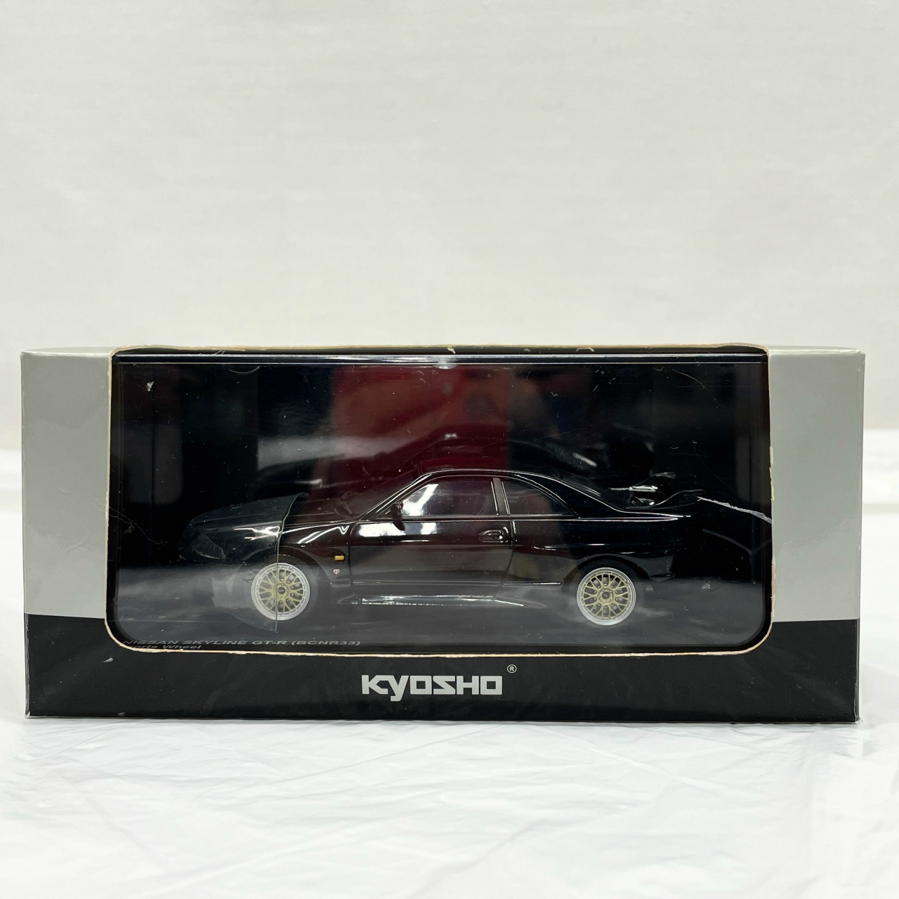 京商1/43 日産 スカイライン GT-R (BCNR33) (ブラック)