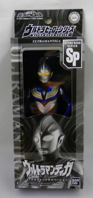 バンダイ ウルトラヒーローシリーズSP ウルトラマンティガ クリアレッドラメバージョン