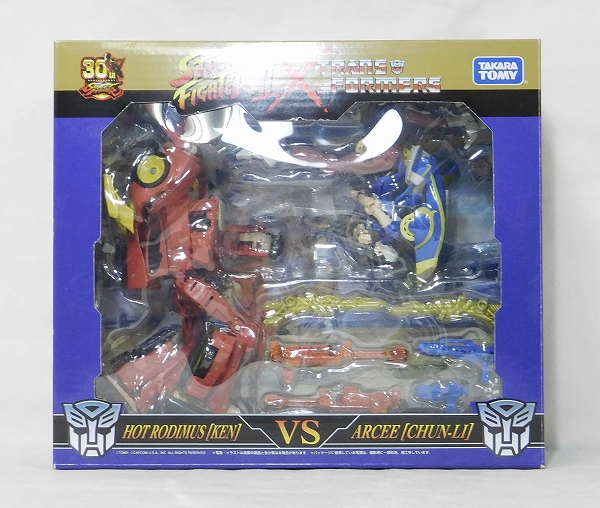 Transformers x Street Fighter II Ken vs Chun-Li