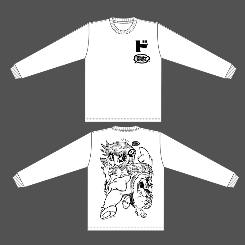 GRAPE BRAIN 雪子姫 ロングスリーブTシャツ XLサイズ