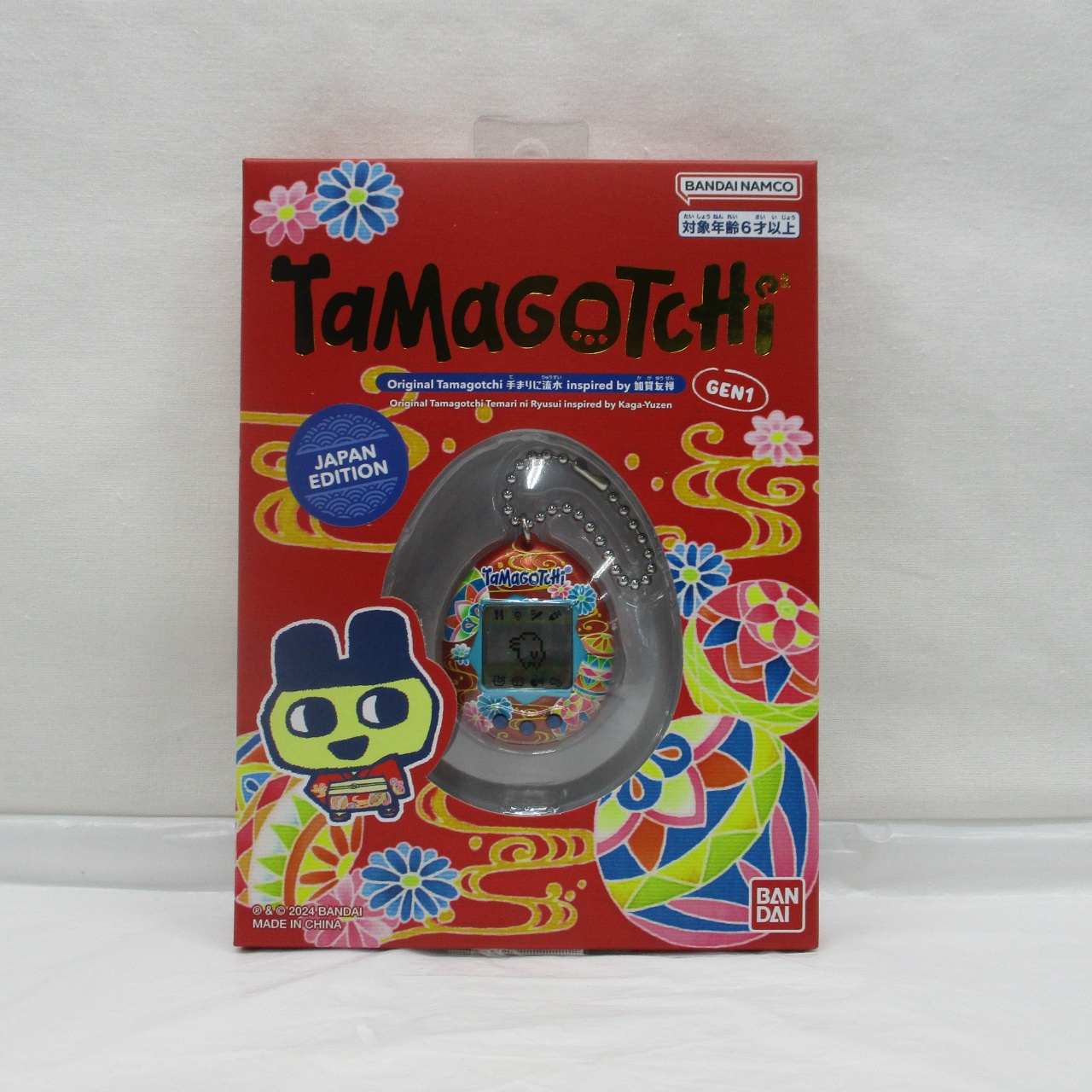 たまごっち Original Tamagotchi 手まりに流水 inspired by 加賀友禅