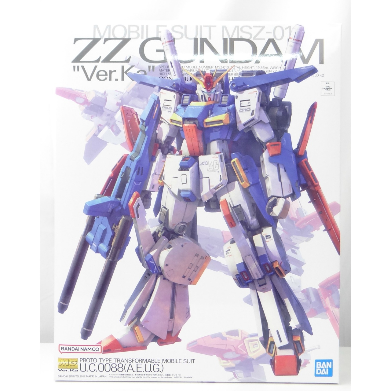 Master Grade 1/100 MSZ-010 ZZ Gundam Ver.Ka