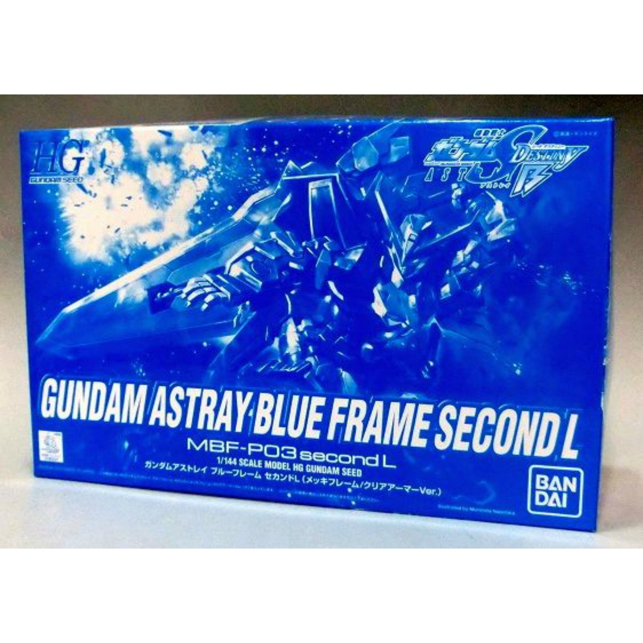 HG 1/144 ガンダムアストレイ ブルーフレーム セカンドL メッキフレーム/クリアアーマーVer.