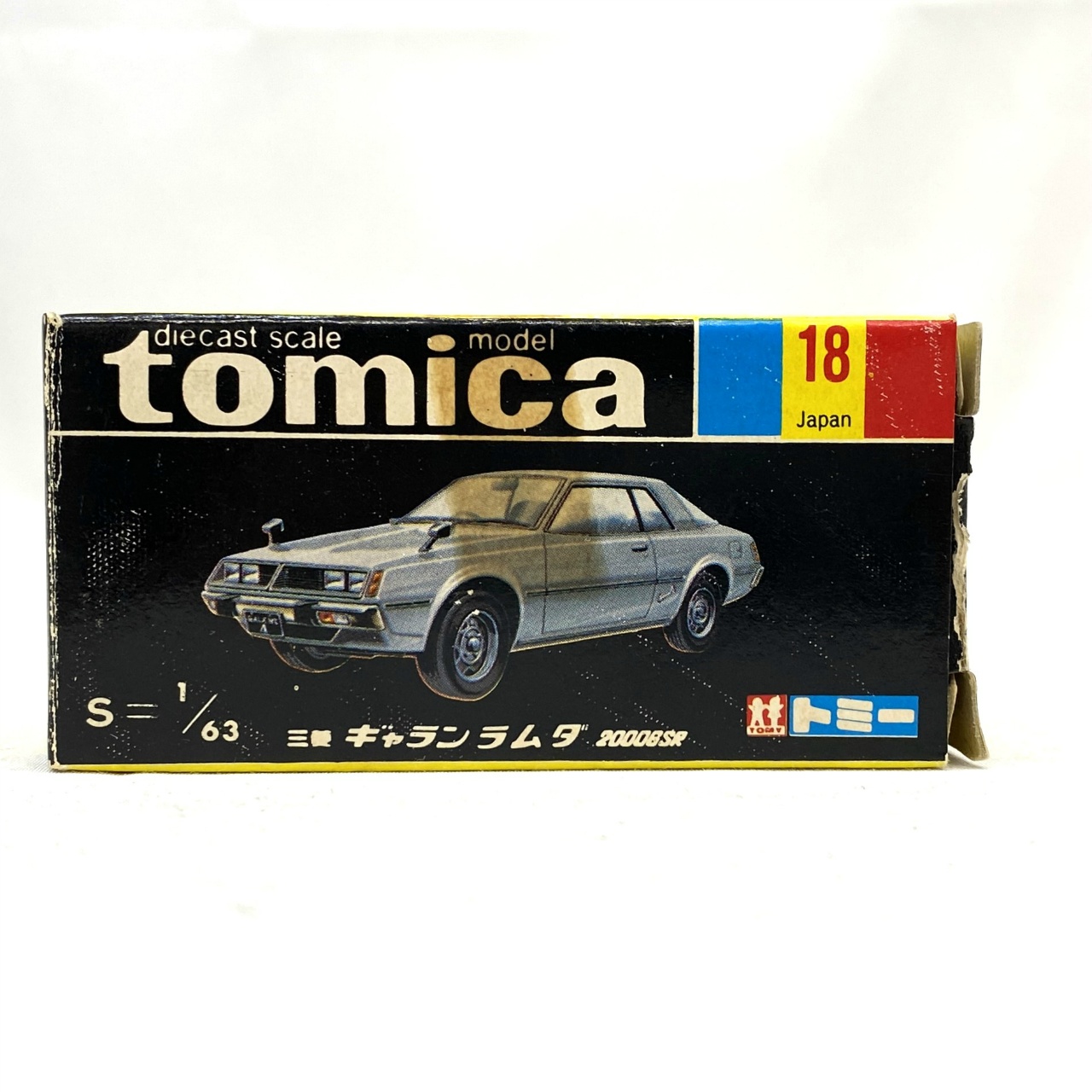 トミー トミカ 黒箱 18 三菱 ギャラン ラムダ 2000GSR (オレンジ)