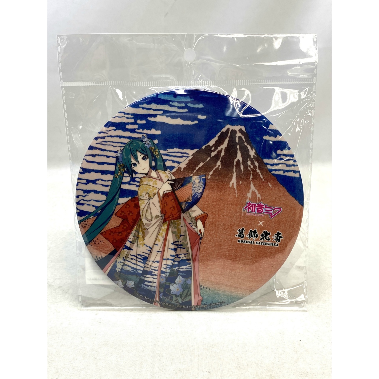 Presence 初音ミク×葛飾北斎 iXima ビッグ缶バッジ 凱風快晴