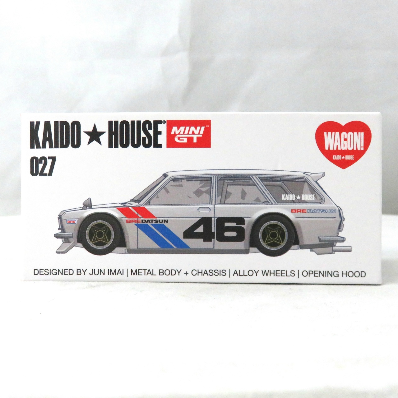TSM 1/64 MINIGT ダットサン KAIDO  510 ワゴン BRE V2(右ハンドル)