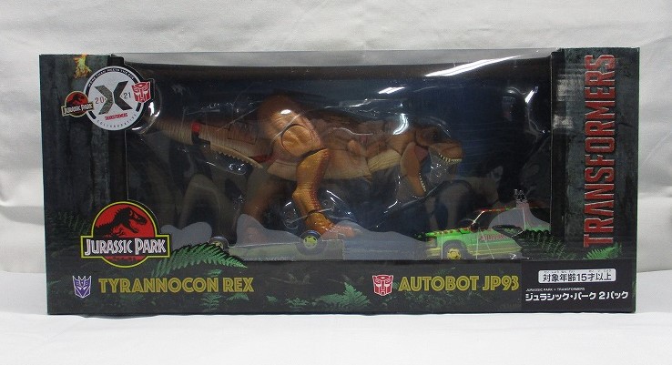 Takara Tomy Mall Limited JURASSIC PARK × TRANSFORMERS Jurassic Park 2 Pack Tyrannocon Rex / Autobot JP93