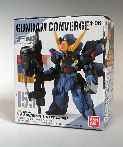 FW ガンダムコンバージ ♯06 155 シスクード(ティターンズカラー)
