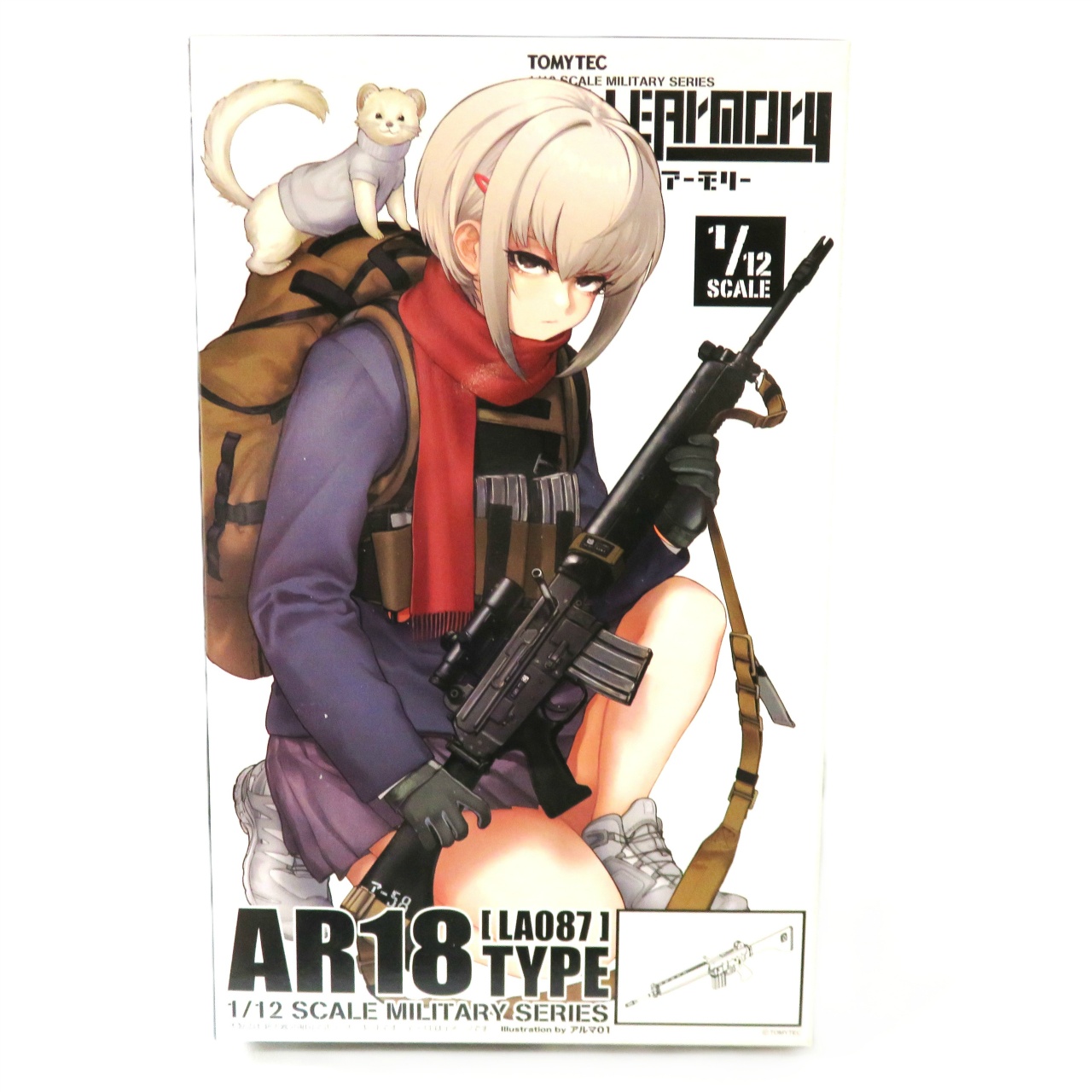 トミーテック リトルアーモリー  LA087 AR18TYPE 1/12スケール
