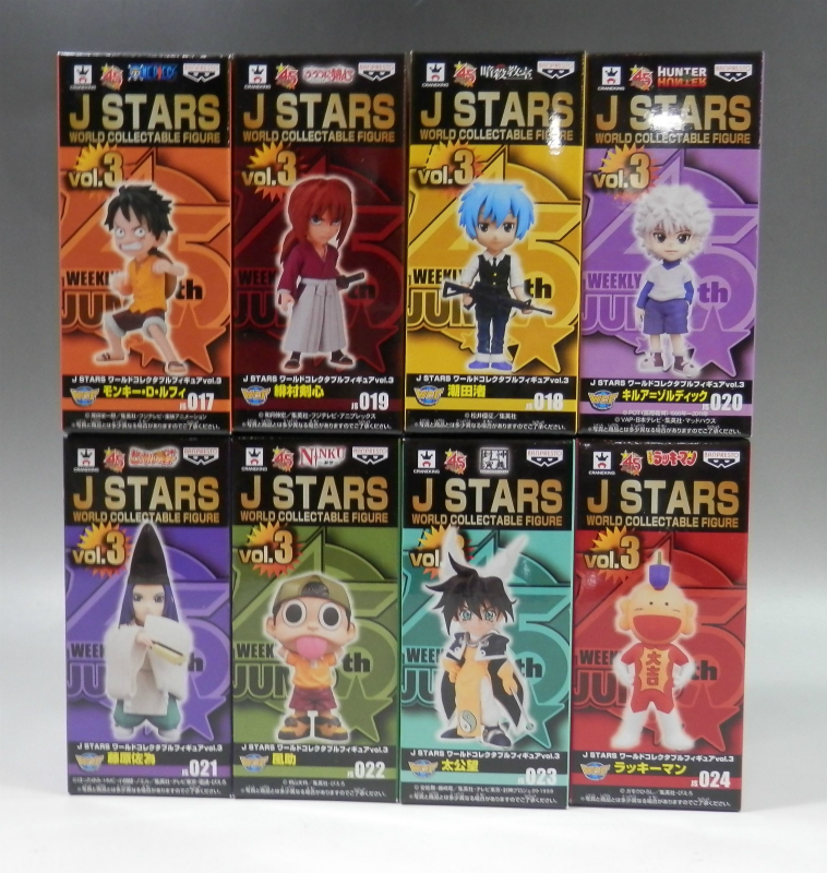 J STARS ワールドコレクタブルフィギュアvol.3 8種セット 48499