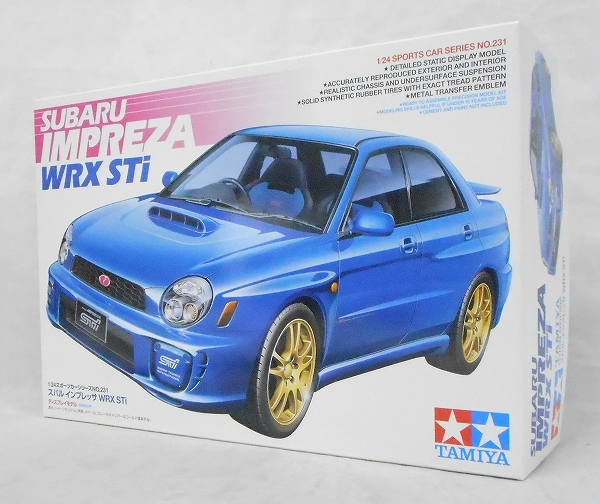 タミヤ 1/24スポーツカーシリーズ No.231 スバル インプレッサ WRX Sti プラモデル