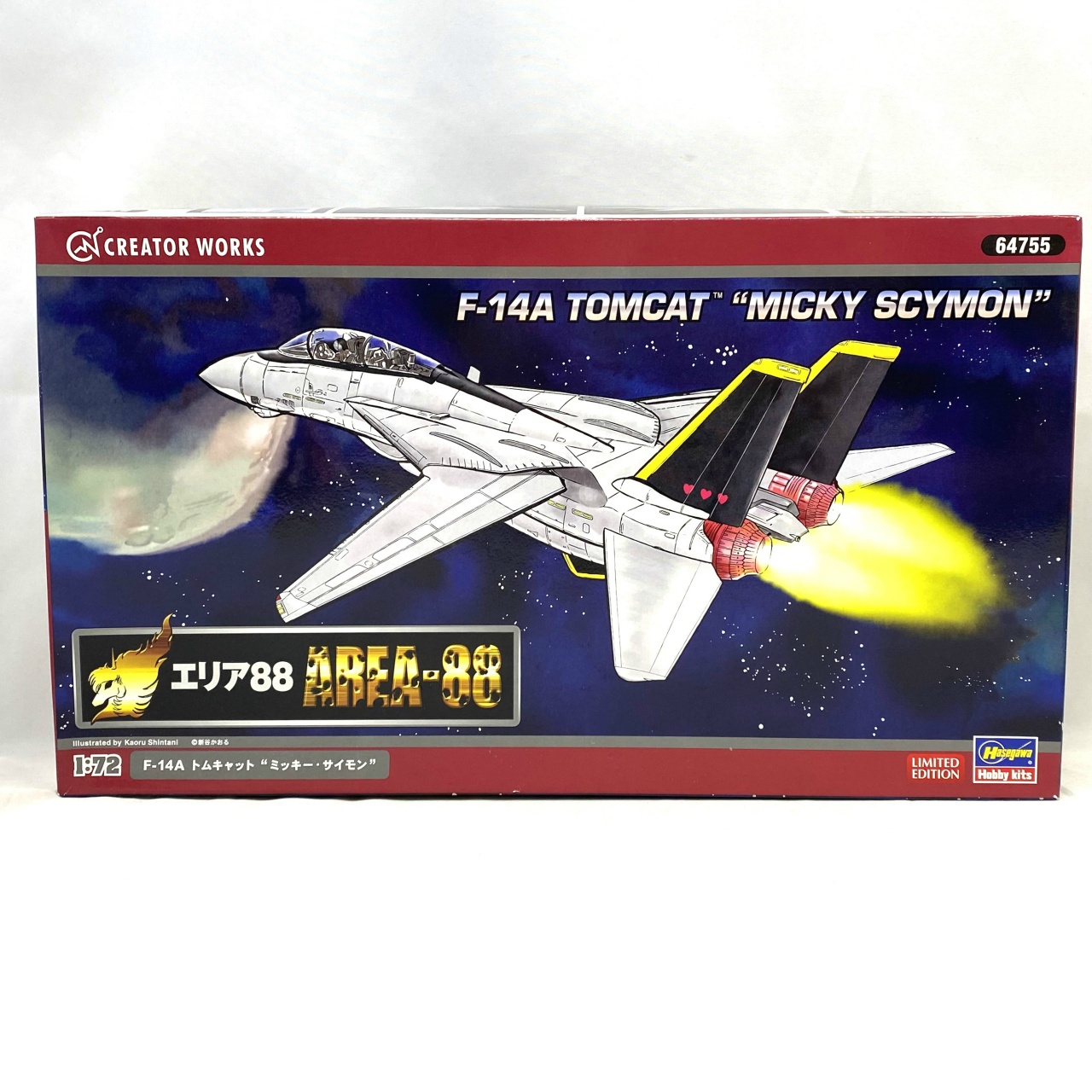 ハセガワ 1/72 F-14A トムキャット ミッキーサイモン 「エリア88」64755